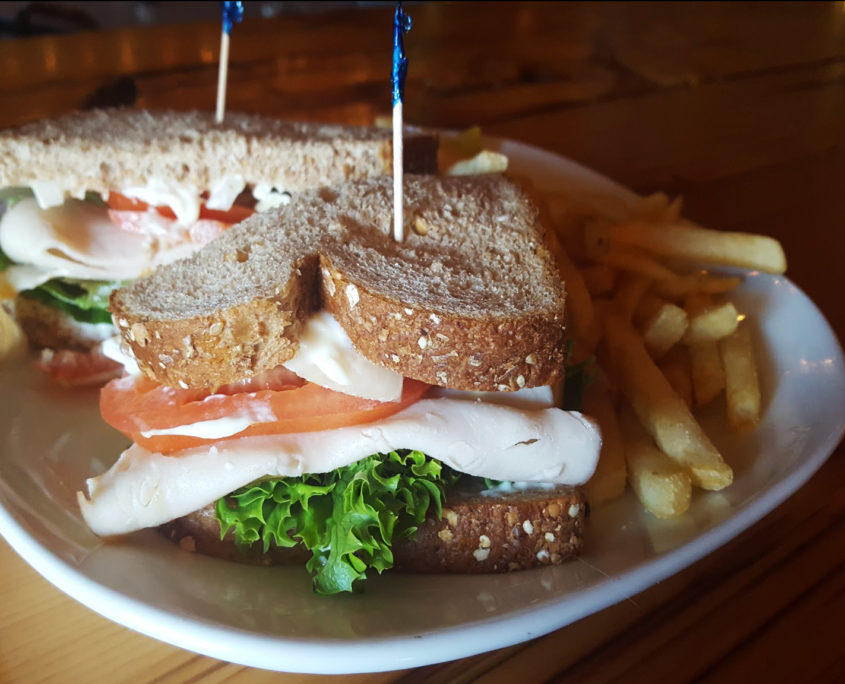 The Bourbon Bar and Grill Turkey Bacon Sandwich